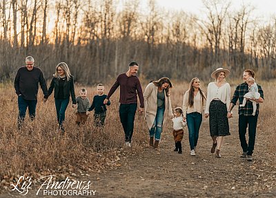 Fall extended family session