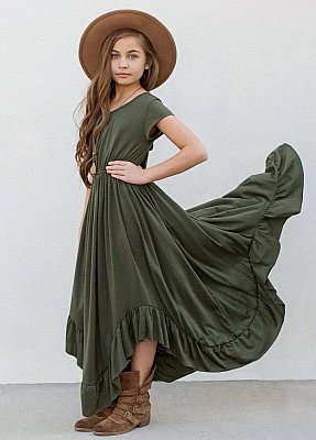 Dress 19G - Joy Folie green dress - Size 7 - could go 1 size up and one size down